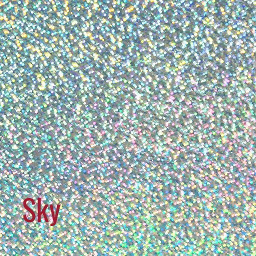 Siser Holographic Heat Transfer Vinyl - Sky Blue HTV