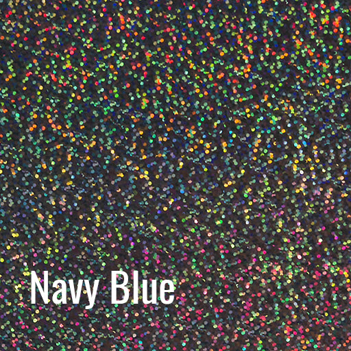 Navy Blue Siser Holographic Heat Transfer Vinyl (HTV)
