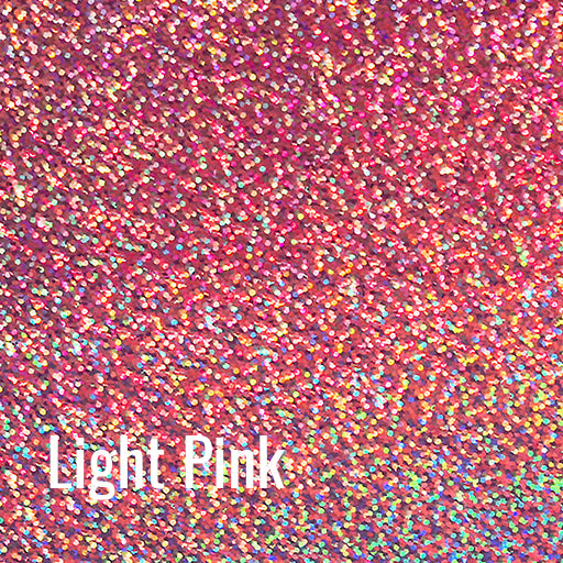 Light Pink Holographic Deco Sparkle Heat Transfer Vinyl
