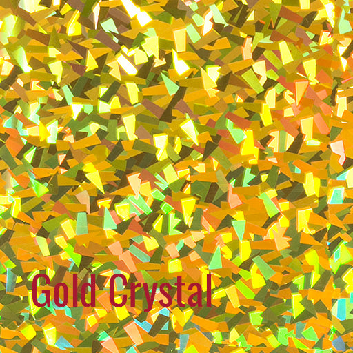 Gold Crystal Siser Holographic Heat Transfer Vinyl (HTV)