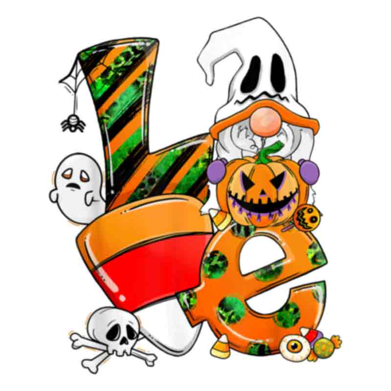 Halloween Gnome Love Candy Corn (DTF Transfer)
