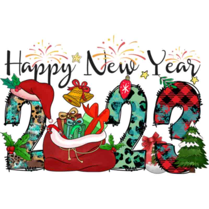 New Year Iron On Transfers - Funky New Year Things Sublimation and