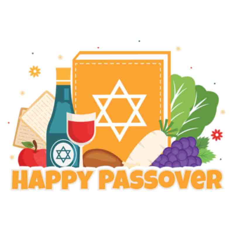 Happy Passover Book (DTF Transfer)