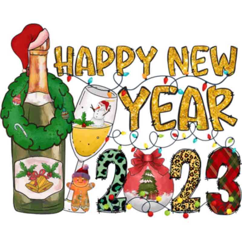 New Year Iron On Transfers - Funky New Year Things Sublimation and
