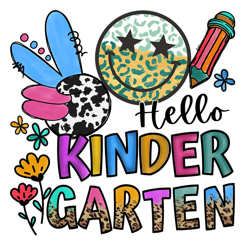 Hello kindergarten (DTF Transfer)