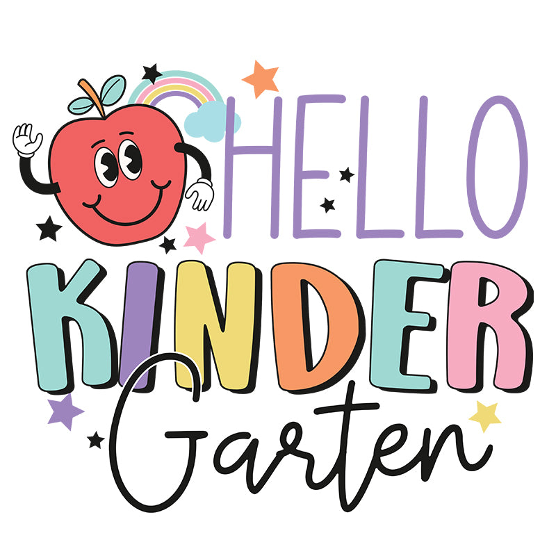 Hello kinder garten (DTF Transfer)