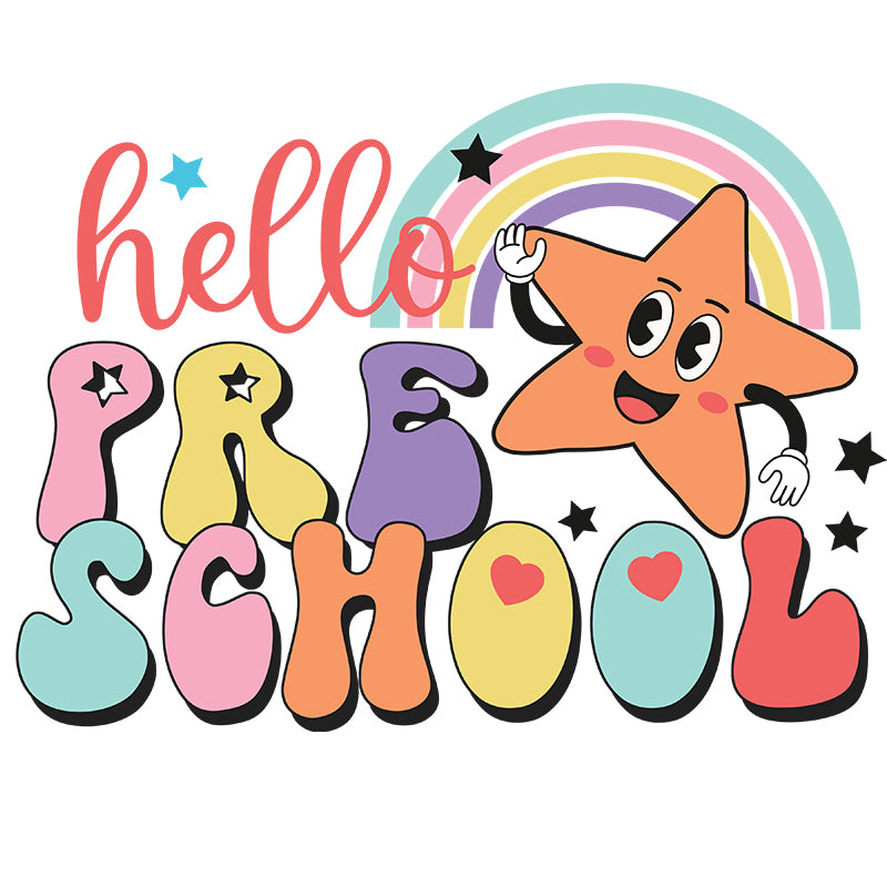 Hello pre school (DTF Transfer)