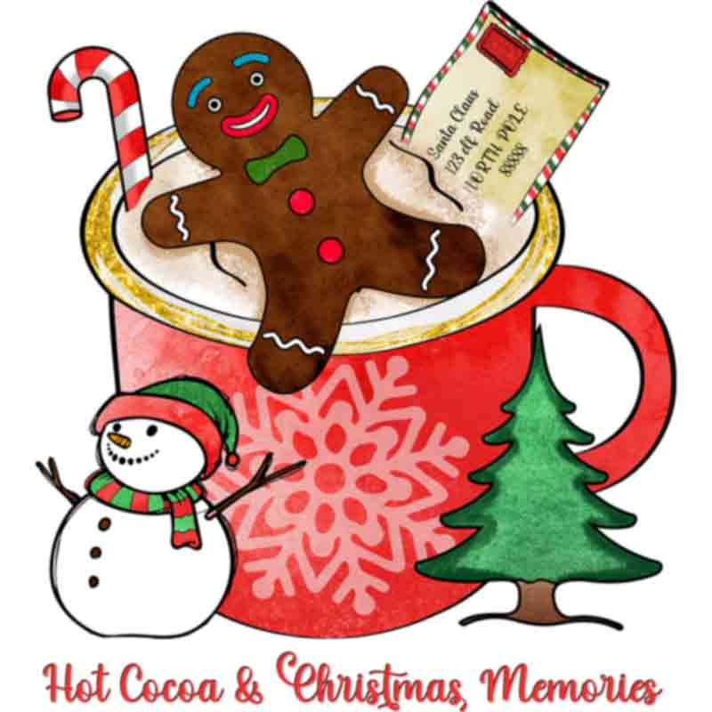 Hot Cocoa Christmas Memories (DTF Transfer)