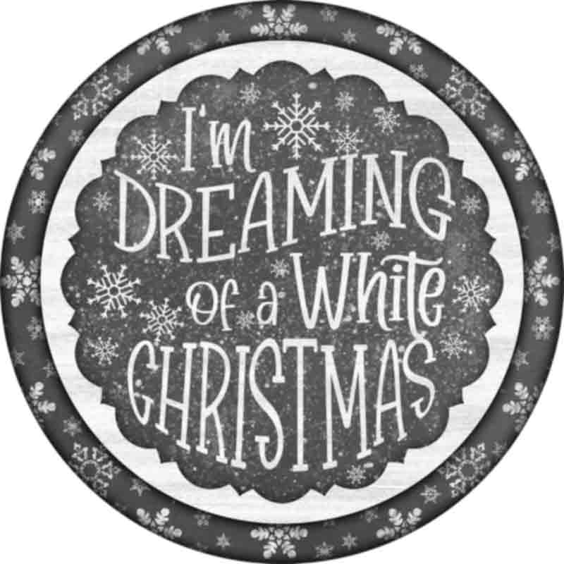 Im Dreaming Of A White Christmas Snowflakes (DTF Transfer)