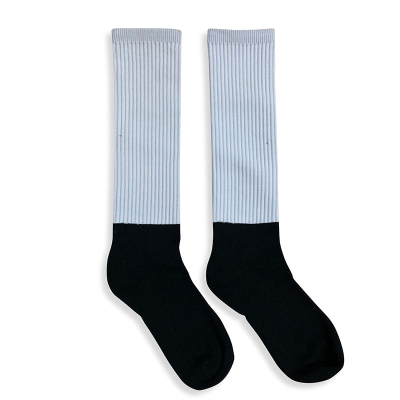Silky Socks™ Blank Black N White Sublimation T-Shirt