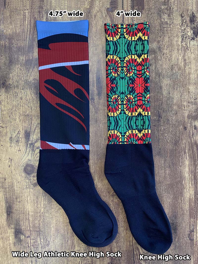 Silky Socks™ Blank Wide Leg Knee High Socks