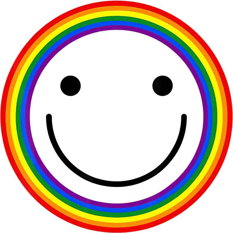Gradient Smiley Emoji 111 (DTF Transfer)