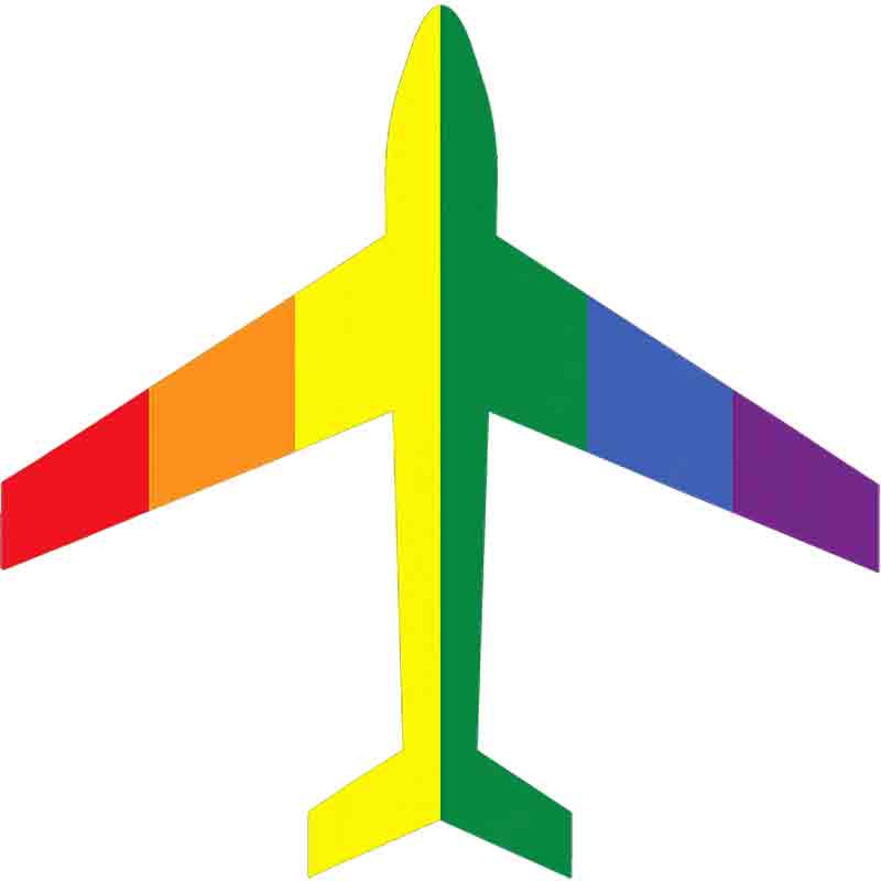 Pride Airplane 228 (DTF Transfer)