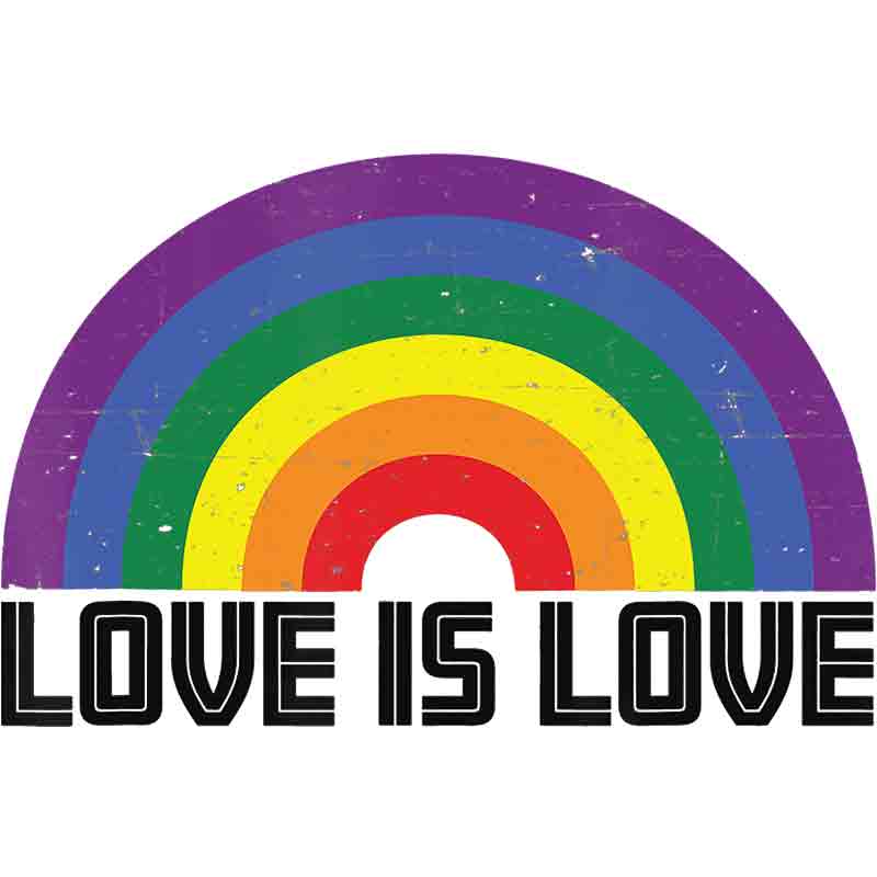 Love Is Love Rainbow 252 (DTF Transfer)