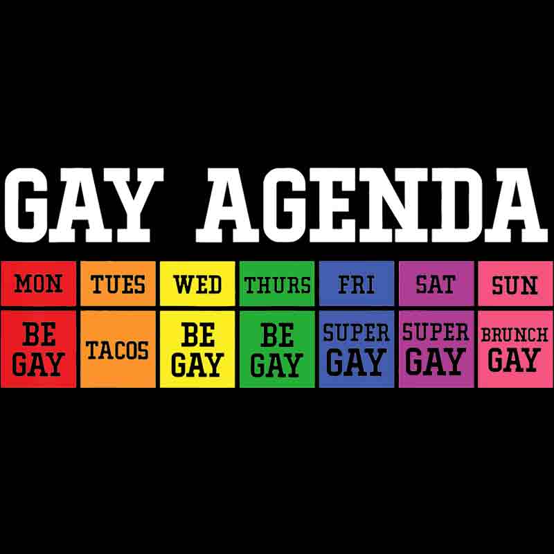 Gay Agenda 274 (DTF Transfer)