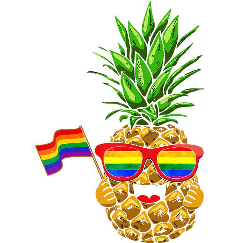 Pride Pineapple Flag 324 (DTF Transfer)