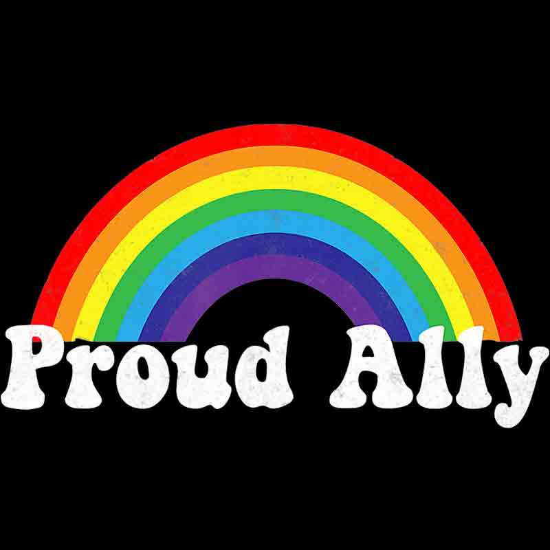 Proud Ally Rainbow 342 (DTF Transfer)