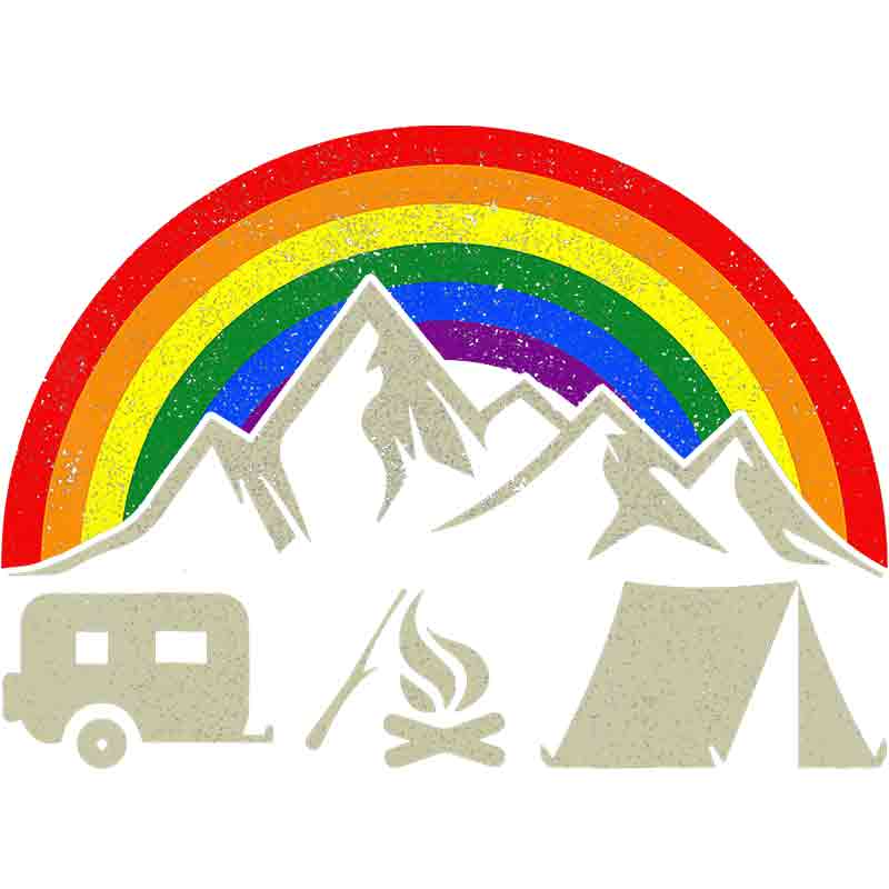 Pride Rainbow/Mountain 425 (DTF Transfer)