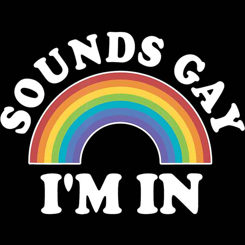 Rainbow Sounds Gay I'm In 84 (DTF Transfer)