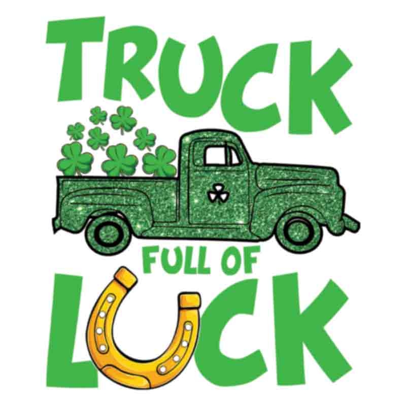 Lucky Green Truck Luck (DTF Transfer)