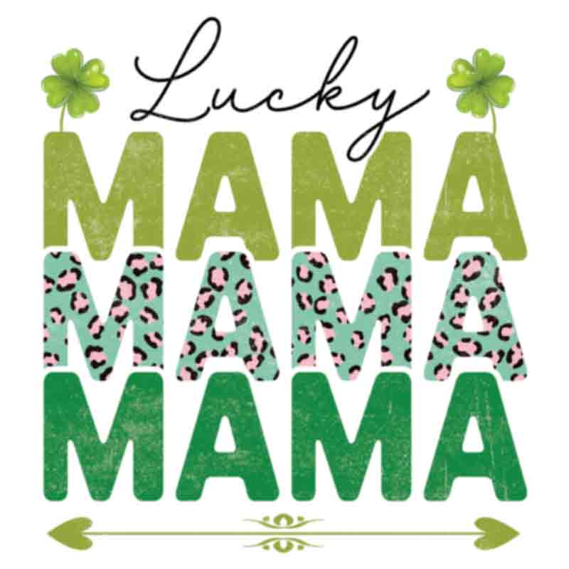 Lucky Triple Mama (DTF Transfer)