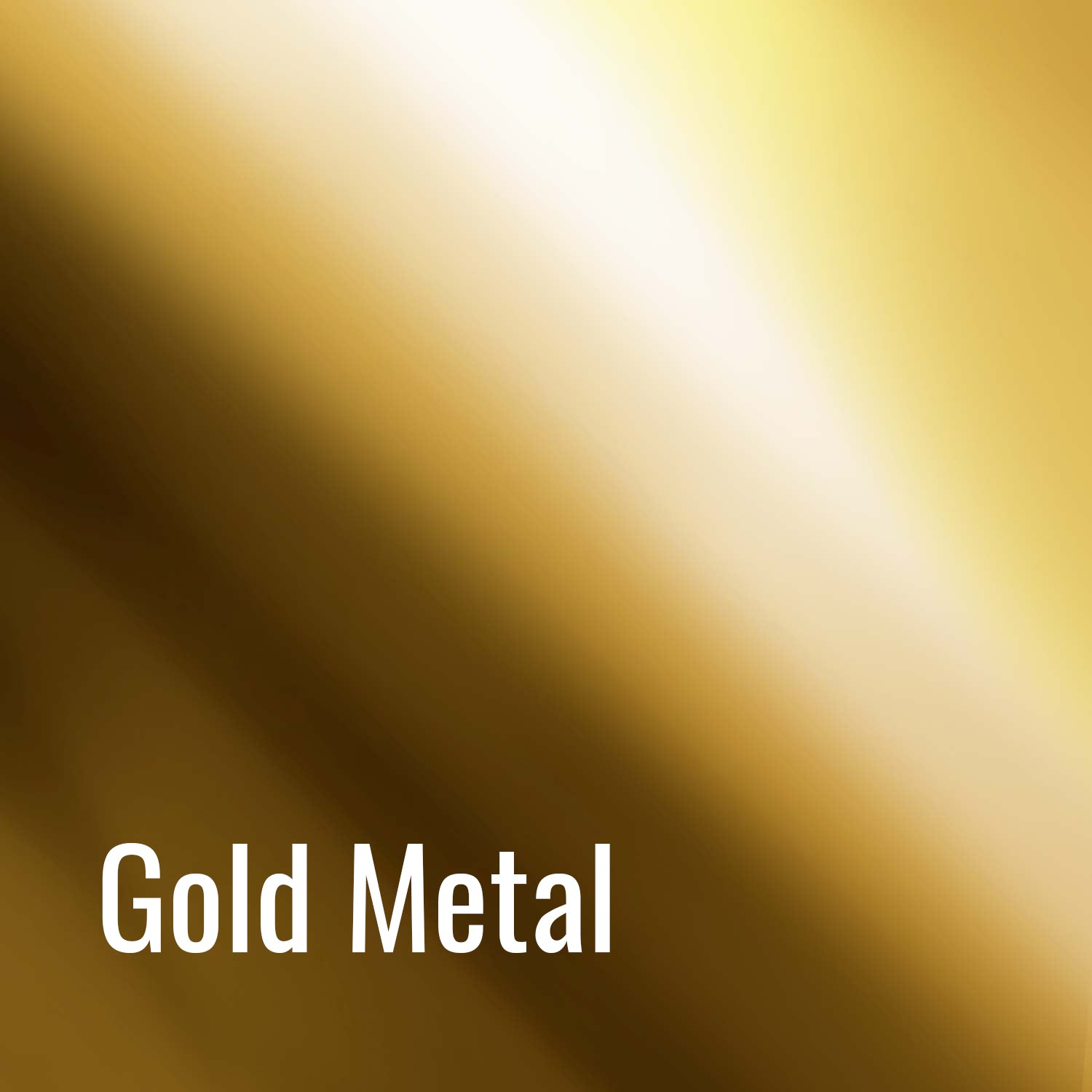 Siser Metal Heat Transfer Vinyl - Gold HTV