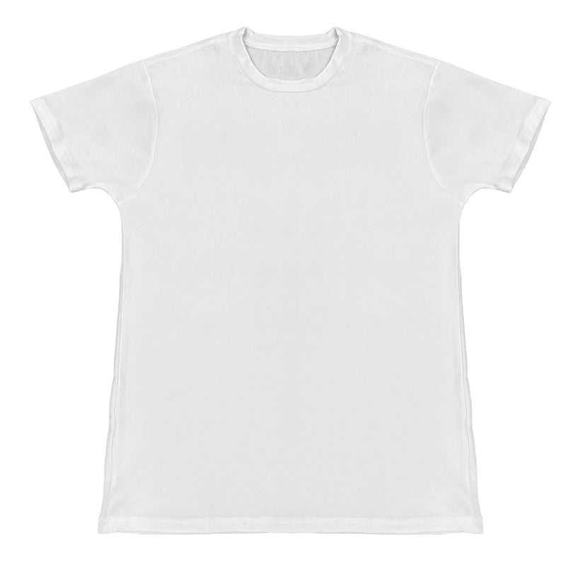 Blank White T-Shirt - SILKY SOCKS