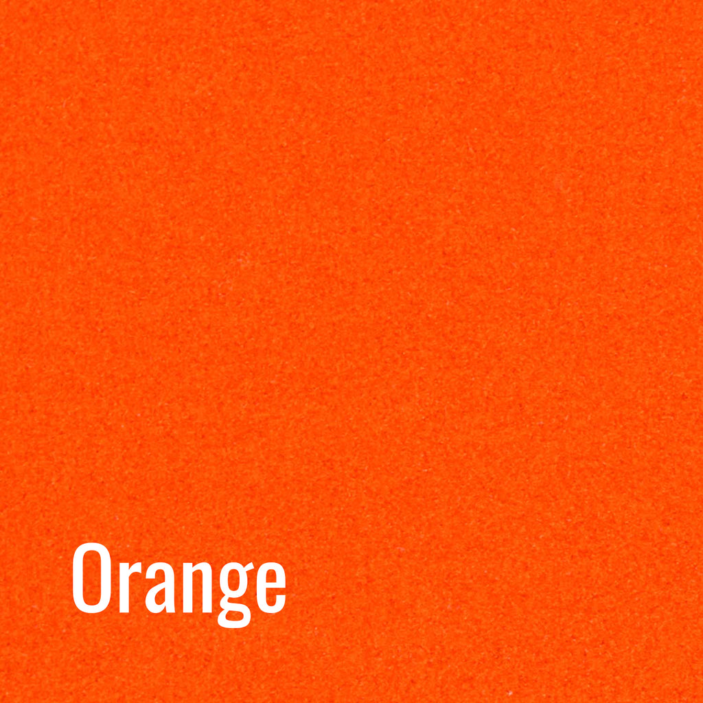 Orange Siser StripFlock Pro Heat Transfer Vinyl (HTV)
