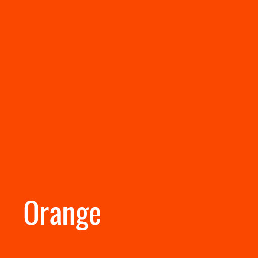 Orange Siser EasyWeed Stretch Heat Transfer Vinyl (HTV) (Bulk Rolls)