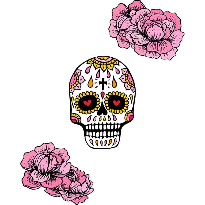 Pink Skull (DTF Transfer)
