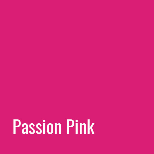 Passion Pink Siser EasyWeed Stretch Heat Transfer Vinyl (HTV) (Bulk Rolls)