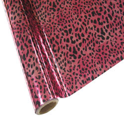 StarCraft Electra Foil - Pink Leopard - 12" x 25 feet