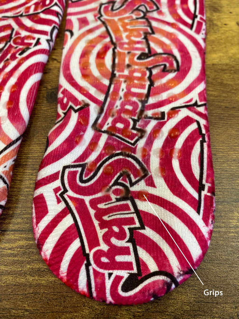 Silky Socks™ Blank No Show Socks with Grips