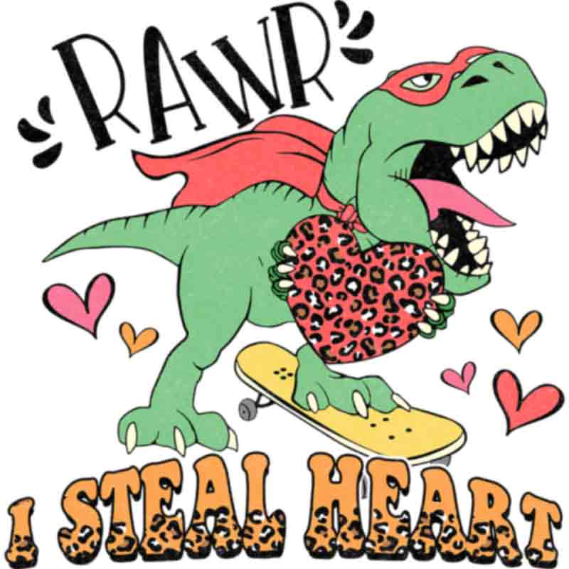 Rawr Dino Heart (DTF Transfer)