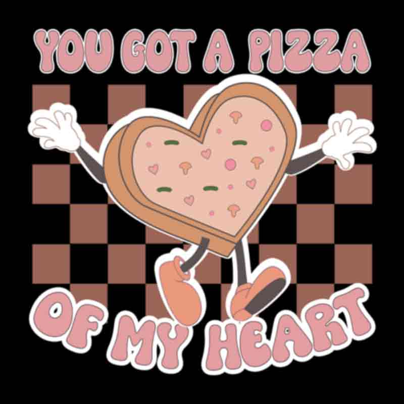 Retro Pizza My Heart (DTF Transfer)