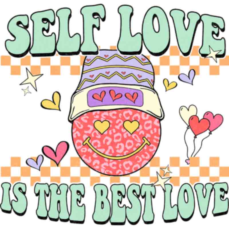 Retro Self Love Best Love (DTF Transfer)