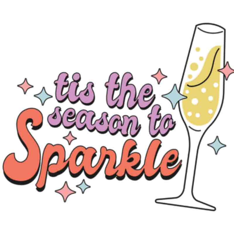 Season to Sparkle Champagne (DTF Transfer)