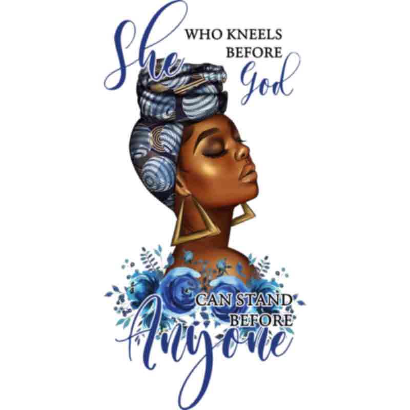 She Kneels Before God (DTF Transfer)