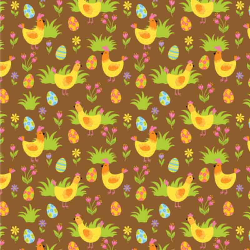 Spring Pattern - Floral Easter #2 (Sublimation Transfer)