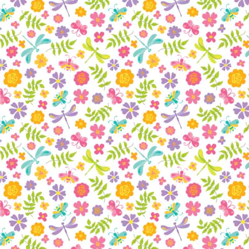 Spring Pattern - Floral Easter #4 (Sublimation Transfer)
