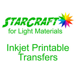 StarCraft Inkjet Printable Heat Transfers for Light Materials