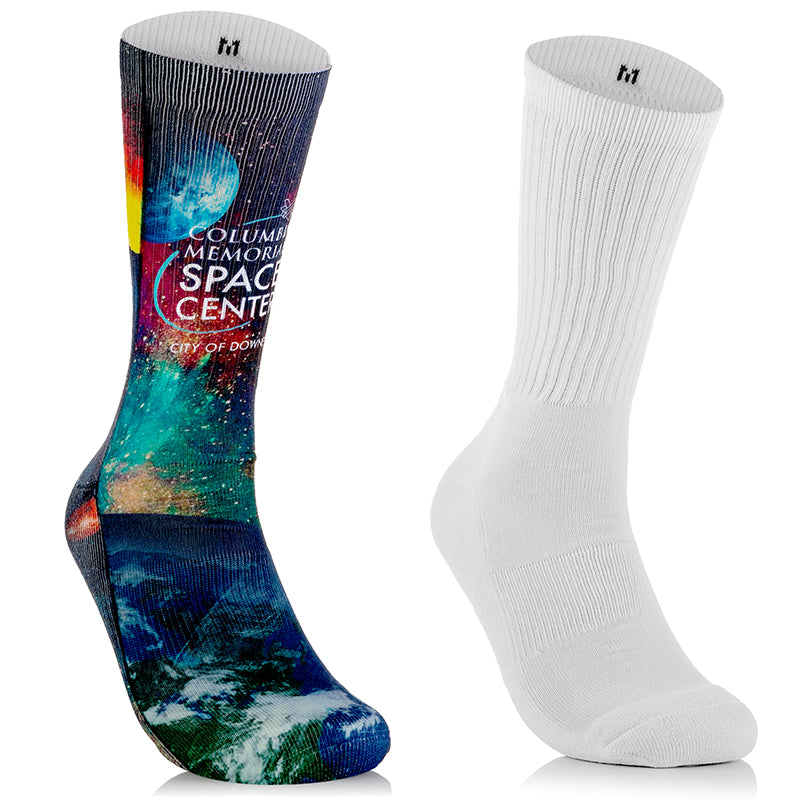 Silky Socks™ Blank Streetwear Crew Socks