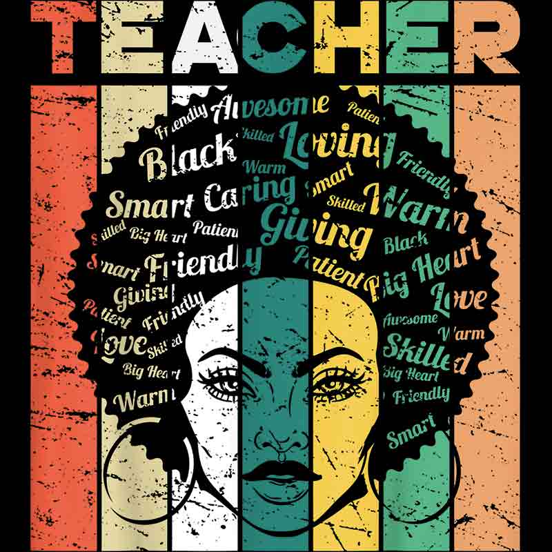 Black Teacher (DTF Transfer)