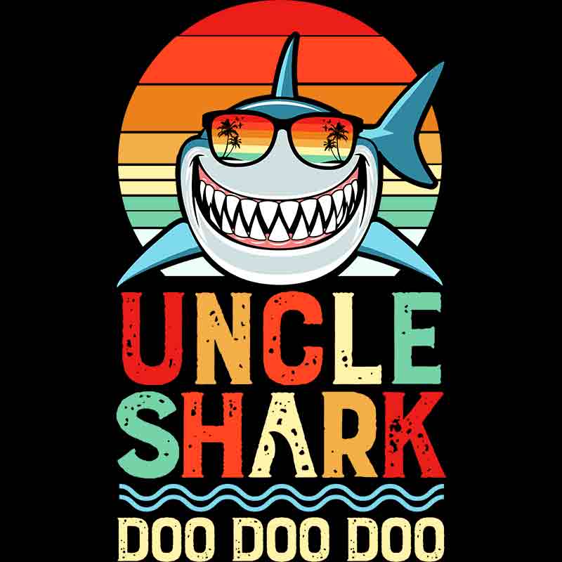 Uncle Shark Doo Doo Doo (DTF Transfer)