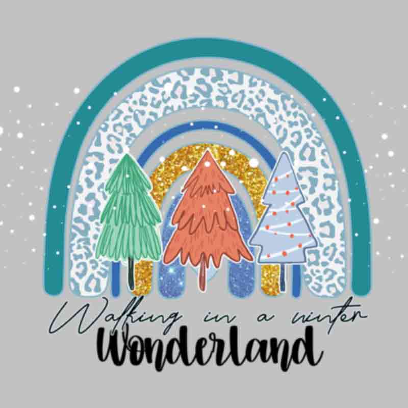 Walking Winter Wonderland Christmas Tree (DTF Transfer)