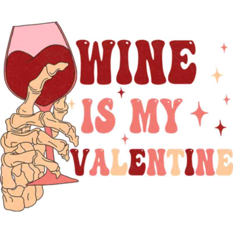 Wine Valentine (DTF Transfer)
