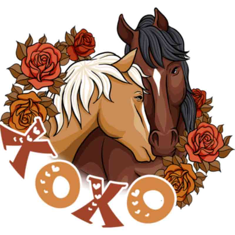 XOXO Horses (DTF Transfer)