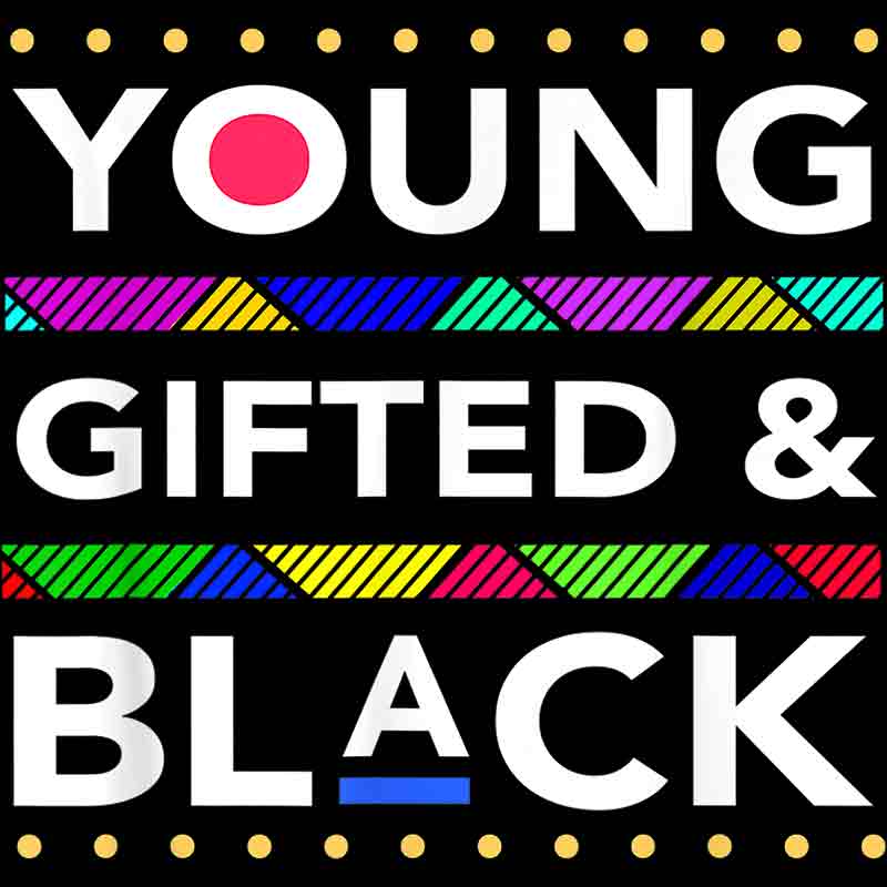 Young Gifted And Black Heritage (DTF Transfer)