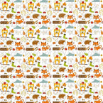 Autumn Time Patterned Heat Transfer Vinyl (HTV)