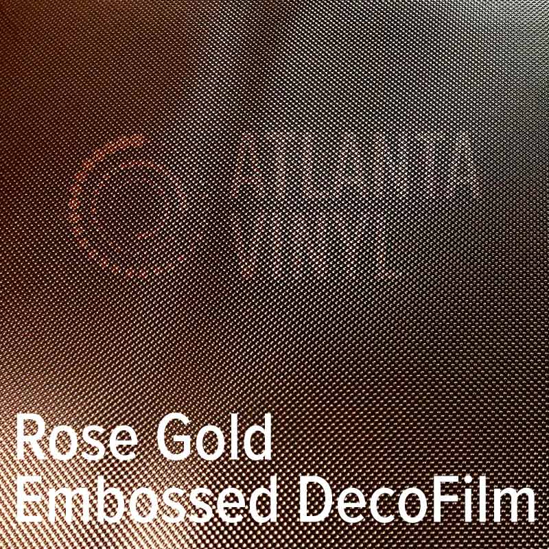 Rose Gold Embossed DecoFilm Heat Transfer Vinyl (HTV)